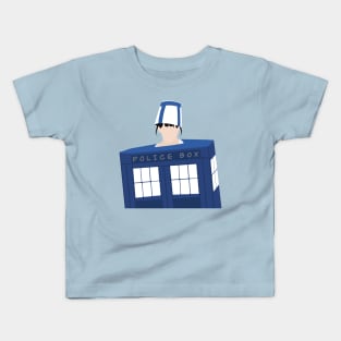 syd in police box costume Kids T-Shirt